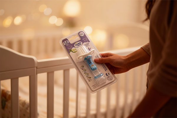 پستانک ارتودنسی وی کر مدل P111 در دست والدین